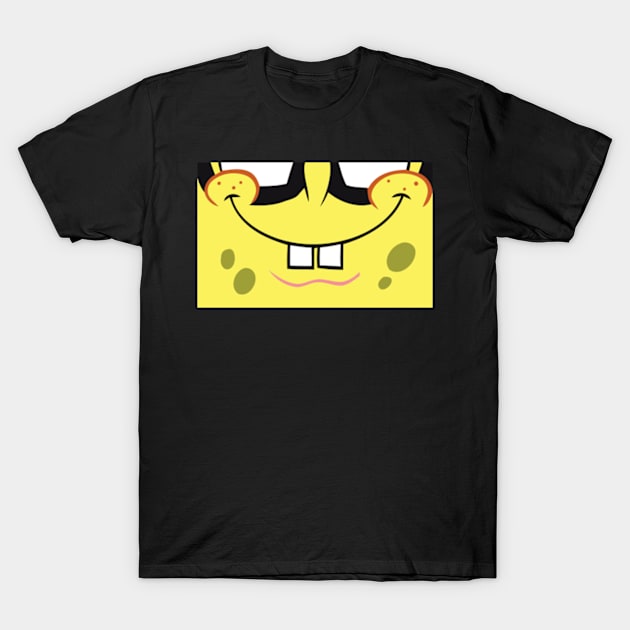 Spongebob Mouth Mask, Vector, Artwork Design T-Shirt by xcsdesign